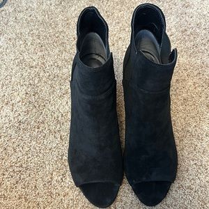 Guess black suede ankle boots